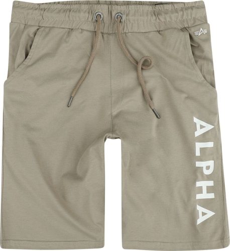 Alpha Industries Žerzejové šortky Alpha Kraťasy písková