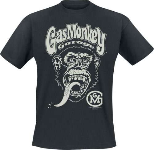 Gas Monkey Garage Big Brand Logo Tričko černá