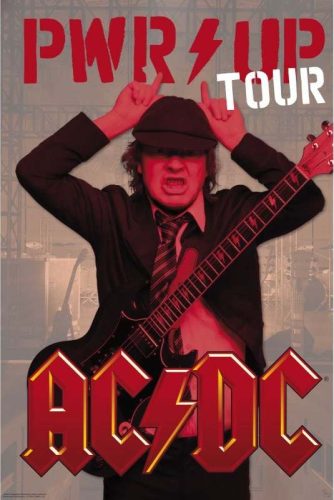 AC/DC PWR UP Tour plakát vícebarevný