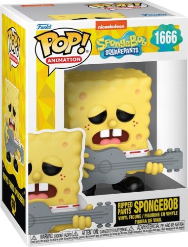 SpongeBob SquarePants Vinylová figurka č.1666 Ripped Pants Spongebob Sberatelská postava vícebarevný