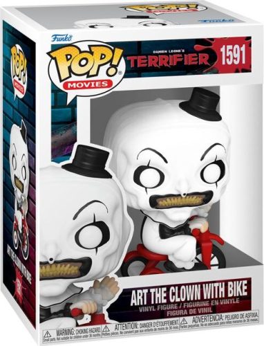 Terrifier Art The Clown with Bike Vinyl Figur 1591 Sberatelská postava vícebarevný