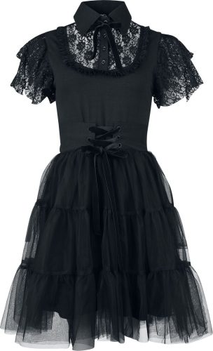 Vixxsin Nevermore Dress Šaty černá