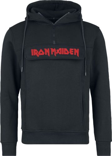 Iron Maiden Logo Mikina s kapucí černá