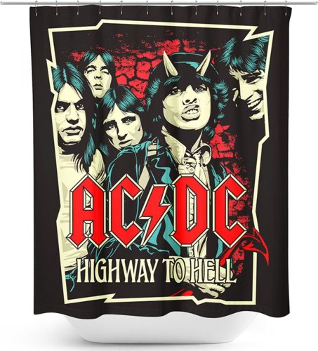 AC/DC Highway To Hell sprchový záves vícebarevný