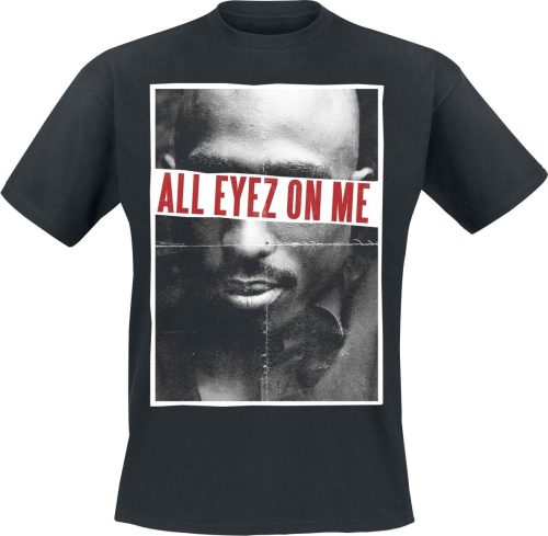 Tupac Shakur All Eyez On Me Tričko černá