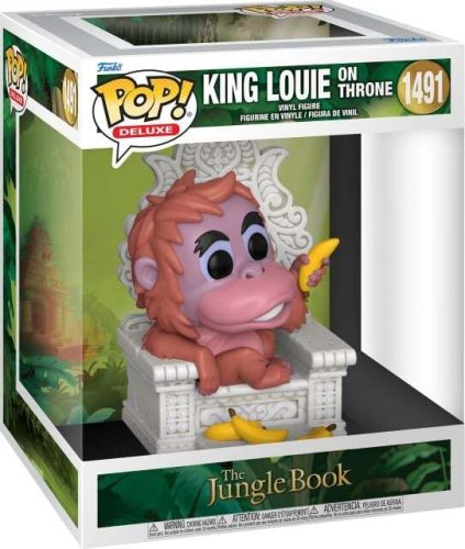 The Jungle Book Vinylová figurka č.1491 King Louie on Throne (Pop! Deluxe) Sberatelská postava vícebarevný