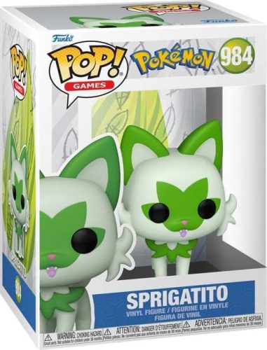 Pokémon Vinylová figurka č.984 Sprigatito Sberatelská postava vícebarevný