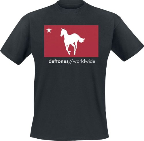 Deftones Worldwide Tričko černá