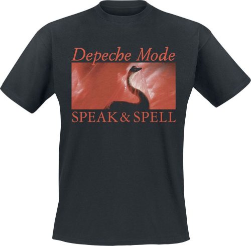 Depeche Mode Speak & spell Tričko černá