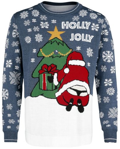 Ugly Christmas Sweater Holly Jolly Pletený svetr vícebarevný