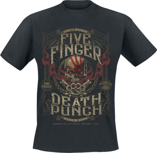 Five Finger Death Punch 100 Proof T-shirt Tričko černá