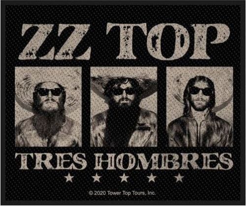 ZZ Top Tres hombres nášivka cerná/šedá