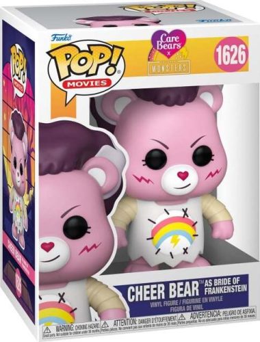 Care Bears Vinylová figurka č.1626 Care Bears x Universal Monsters - Cheer Bear as Bride of Frankenstein Sberatelská postava vícebarevný