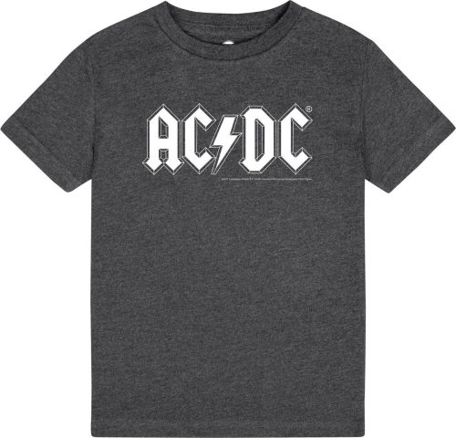 AC/DC Metal-Kids - Logo detské tricko charcoal