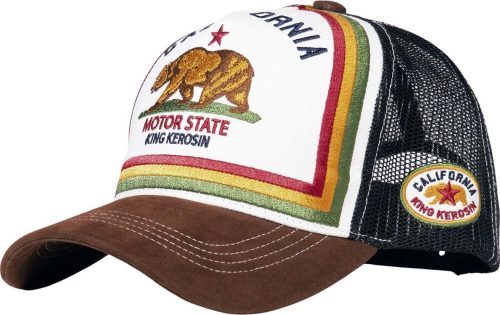 King Kerosin Cal Bear Trucker kšiltovka hnedá/cerná