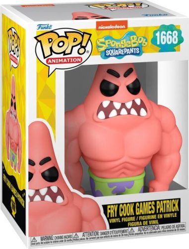 SpongeBob SquarePants Vinylová figurka č.1668 Fry Cook Games Patrick Sberatelská postava vícebarevný