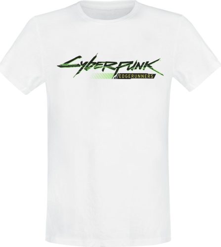 Cyberpunk Edgerunners - Logo Tee Tričko bílá