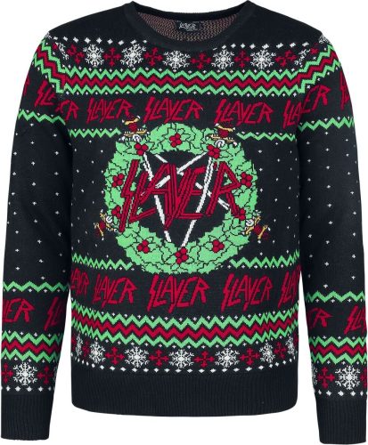 Slayer Holiday Sweater Pletený svetr vícebarevný