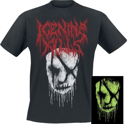 Ice Nine Kills Face - Glow In The Dark Tričko černá