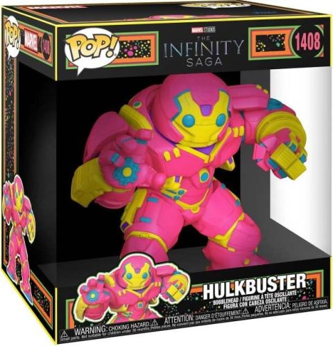 Iron Man Hulkbuster (Blacklight) (Jumbo Pop!) Vinyl Figur 1408 Sberatelská postava vícebarevný