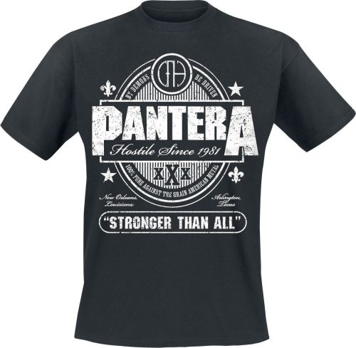 Pantera Stronger Than All Tričko černá