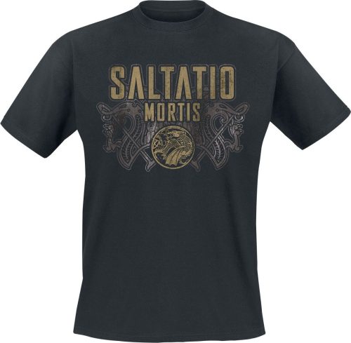 Saltatio Mortis Viking Logo Tričko černá