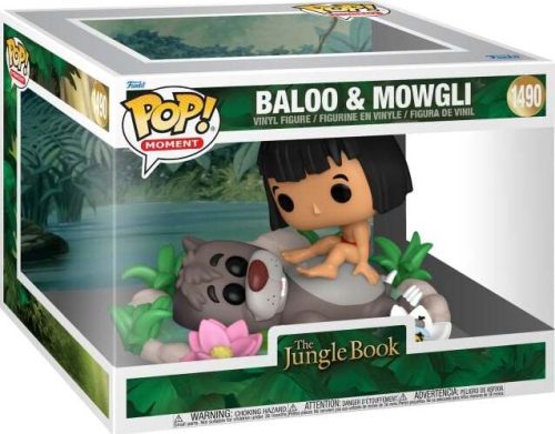 The Jungle Book Vinylová figurka č.1490 Balooo and Mowgli (Pop! Moment) Sberatelská postava vícebarevný