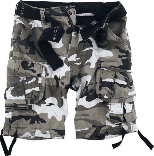 Brandit Savage Vintage Shorts Šortky sněhová kamufláž