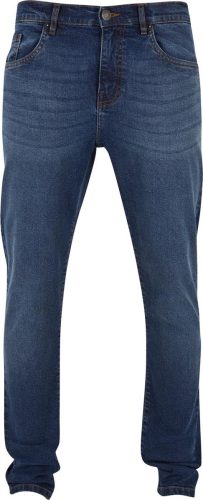 Urban Classics Heavy Ounce Slim Fit Jeans Džíny tmavě modrá