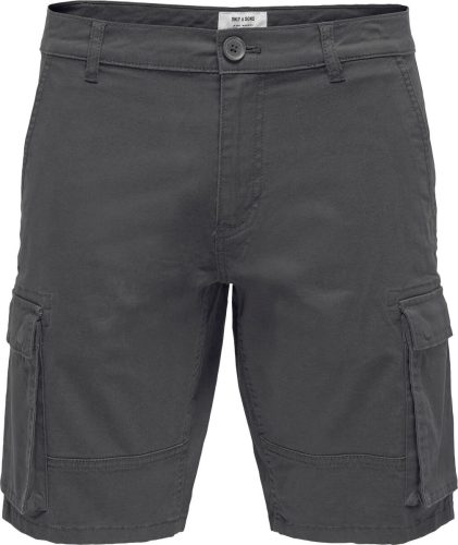 ONLY and SONS ONSCam Stage Cargo Shorts PK 6689 Cargo kraťasy šedá