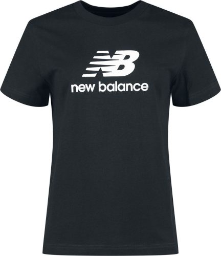 New Balance Tričko s logem Sport Essentials Jersey Stacked Dámské tričko černá