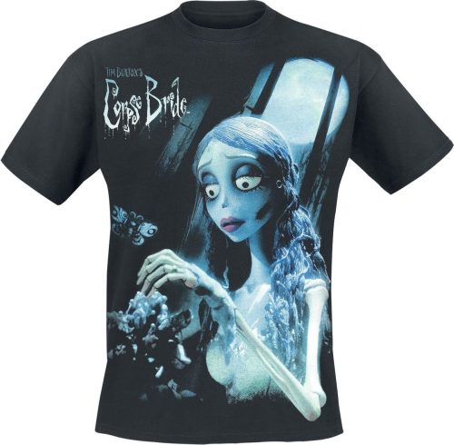 Corpse Bride Emily - Glow In The Dark Tričko černá