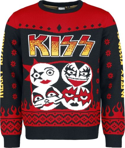 Kiss Holiday Sweater 2024 Pletený svetr vícebarevný