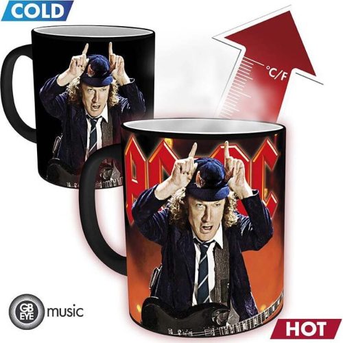 AC/DC Live - Tasse mit Thermoeffekt Hrnek vícebarevný