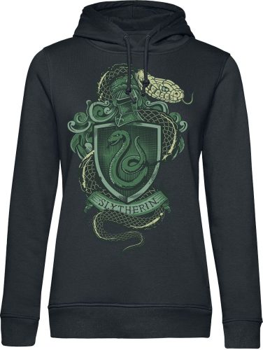 Harry Potter Slytherin Dámská mikina s kapucí černá