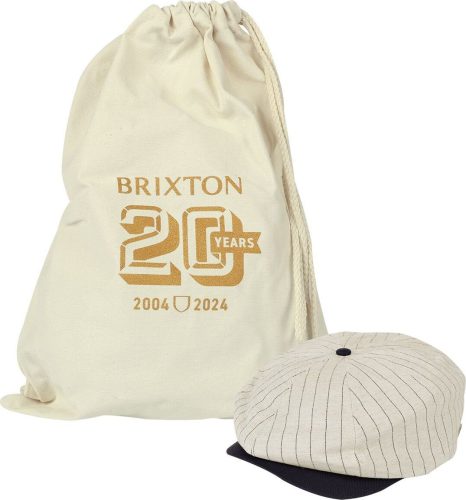 Brixton 20th Anniversary Brood Snap Cap Čepice krémová