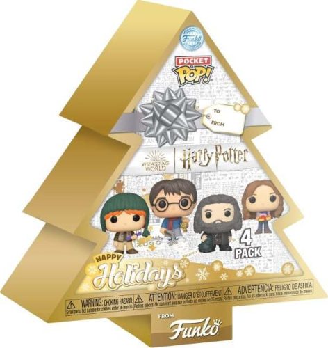 Harry Potter Tree Holiday Box - Pocket Pop! Klíčenka vícebarevný