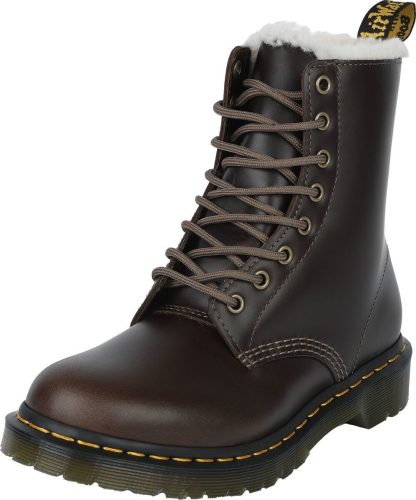 Dr. Martens 1460 Pascal Serena - Dark Khaki Orleans boty hnědá