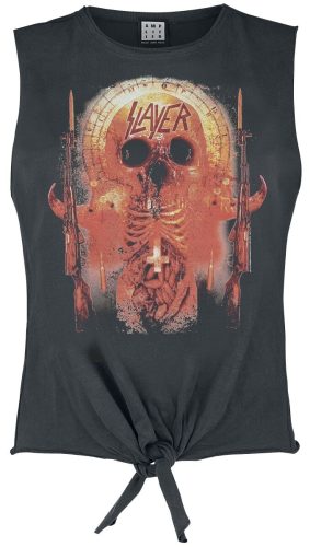 Slayer Amplified Collection - Ribs Dámský top charcoal