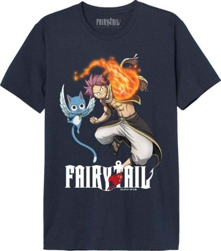 Fairy Tail Attack On Fairy Tričko námořnická modrá