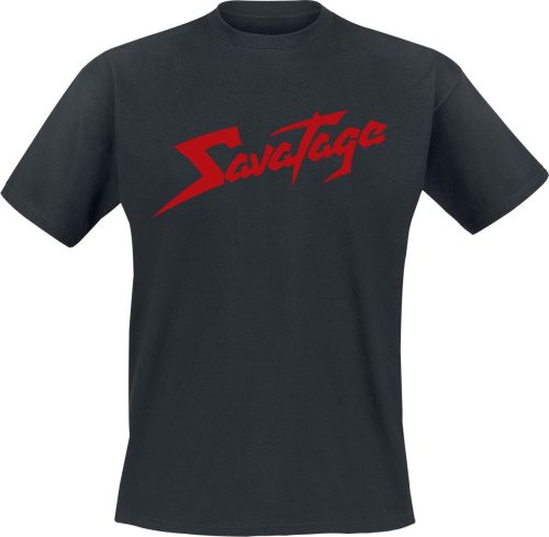 Savatage Red Logo Tričko černá