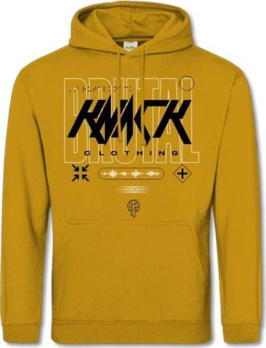 Brutal Knack NXT LVL Hoodie Mustard Mikina s kapucí hořčicově žlutá