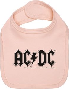 AC/DC Metal-Kids - Logo bryndák světle růžová