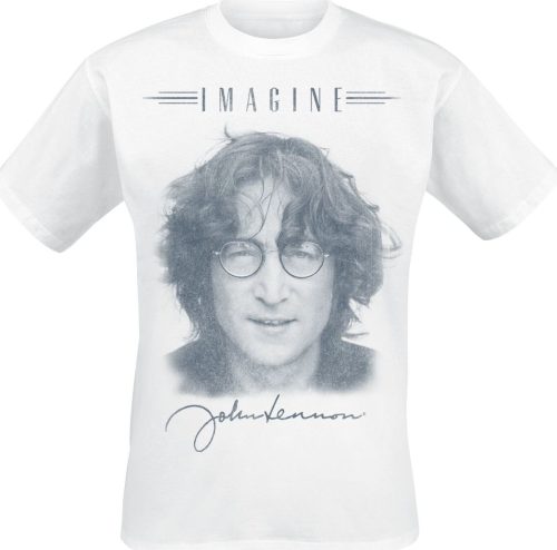 John Lennon Imagine Tričko bílá