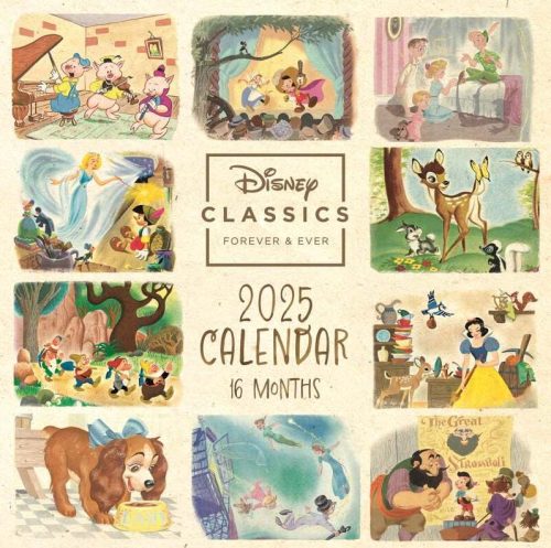 Disney Nástěnný kalendář Classics 2025 Nástenný kalendář vícebarevný