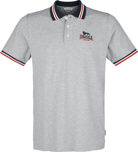 Lonsdale London OCCUMSTER Polo tričko šedá