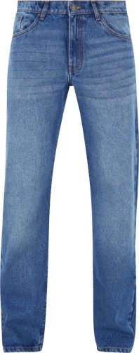 Urban Classics Heavy Ounce Straight Fit Jeans Džíny modrá