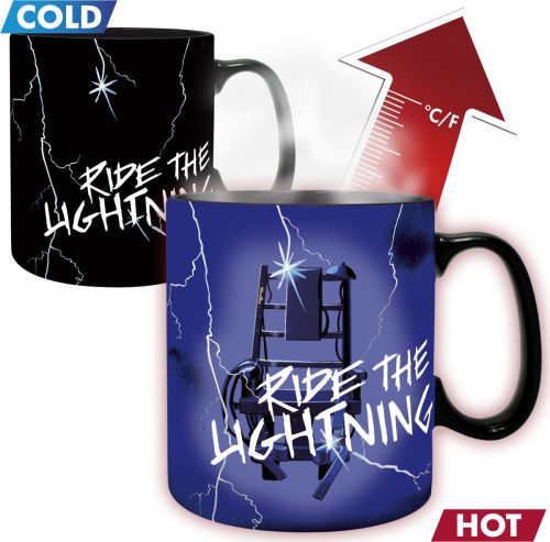 Metallica Ride The Lighting - Tasse Mit Thermoeffekt Hrnek vícebarevný