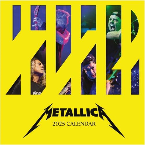 Metallica Wandkalender 2025 Nástenný kalendář vícebarevný