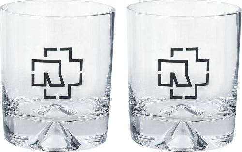 Rammstein Tumbler 2er Box souprava sklenic na whisky transparentní